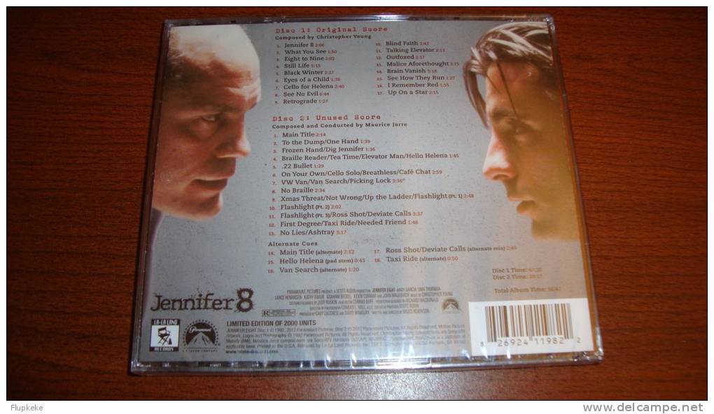 Cd Soundtrack Jennifer 8 Christopher Young Maurice Jarre Edition La-La Land Records Limited Edition - Musique De Films