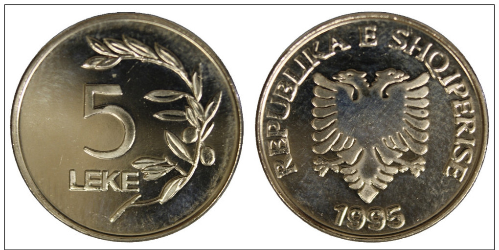 ALBANIA 5 LEKE 1995 §661 - Albanie