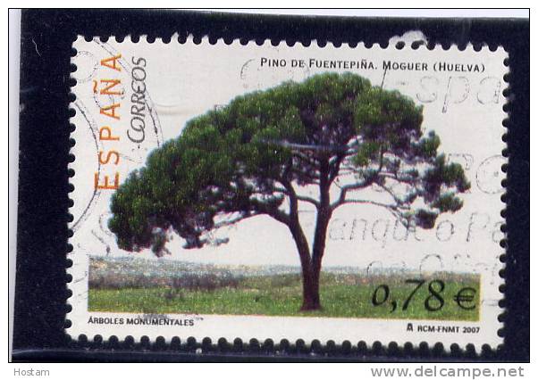 SPAIN, 2007. ED # 4316, ARBOLES MONUMENTALES,              USED - Oblitérés