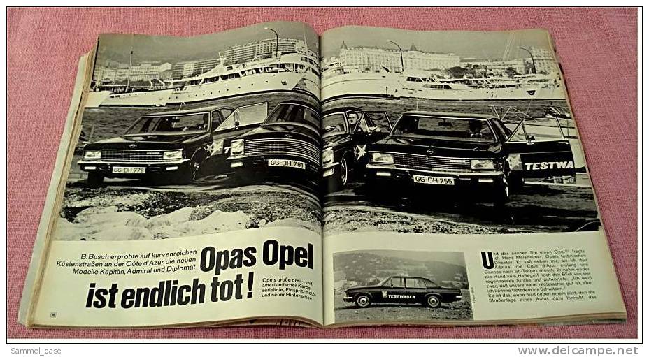 Stern Magazin Vom 9. März 1969 - Opas Opel Ist Endlich Tot - Der Agent, Der Aus Der Boeing Sprang - Autres & Non Classés