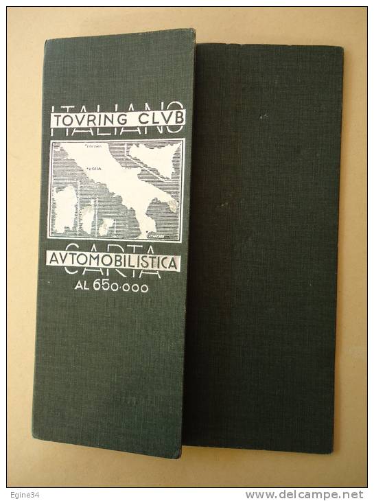 ITALIA / ITALIE - Touring Club Italiano Carta Automobilistica Alla Scala Di 1:650 000 - 1952 - 2o Foglio - Topographical Maps