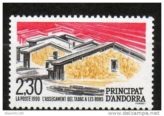 ANDORRE  2,20f Jaune Rouge Noir 1990 N°395 - Used Stamps