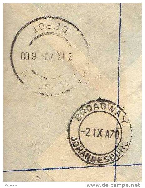 Carta , Aérea, Certificada DDR, Hohenstein 1970   Alemania - Brieven En Documenten
