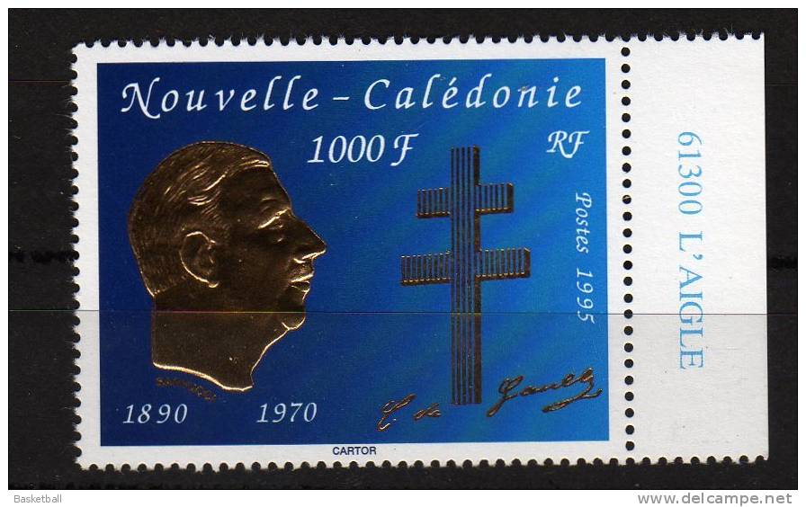 25ème Anniversaire De La Mort De De Gaulle- Nouvelle Calédonie 682 NMH 1994 - Nuevos