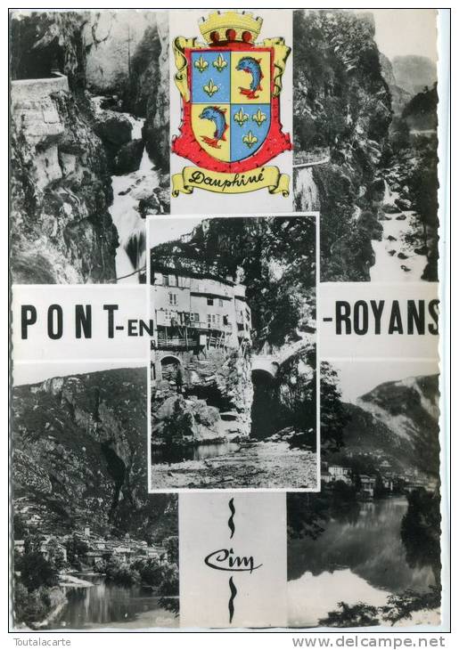 CPSM 38 PONT EN ROYANS  Multi Vues 1960 - Pont-en-Royans