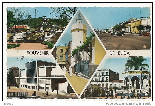 Blida Souvenir Postes PTT Rue Etc  Ecrite 1960 No 18 Sirecky - Blida