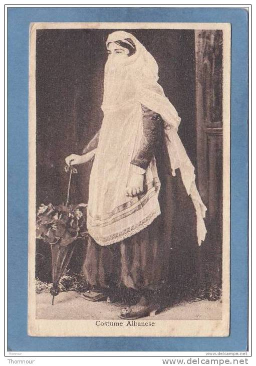 COSTUME  ALBANESE  - 1918  - - Albanie