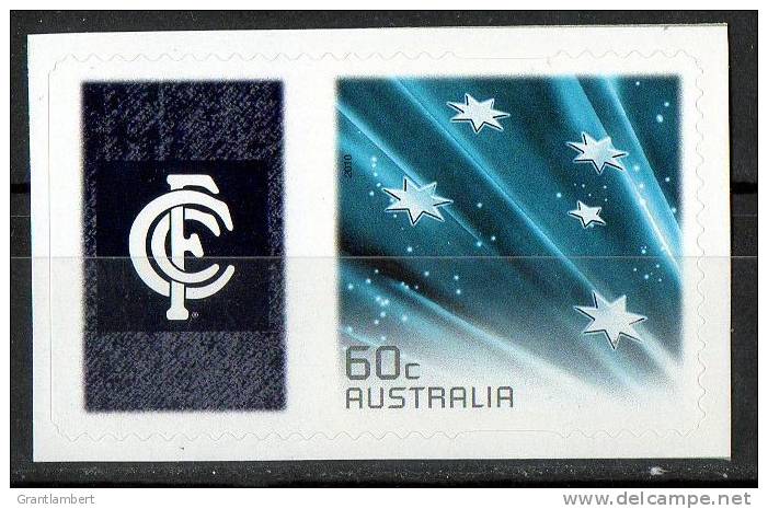 Australia 2011 Carlton Blues Football Club Left With 60c Blue Southern Cross Self-adhesive MNH - Mint Stamps