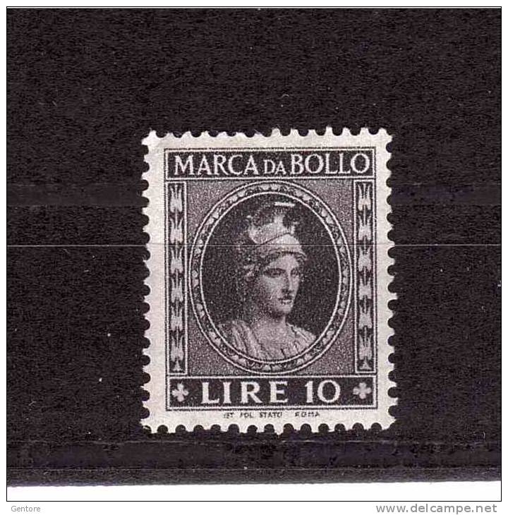 REVENUE STAMP  Lire 10   MNH ** - Revenue Stamps