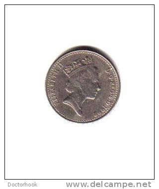 GREAT BRITAIN   10  PENCE  1992  (KM # 938b) - 10 Pence & 10 New Pence