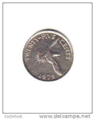 BERMUDA   25  CENTS  1979  (KM # 18) - Bermuda