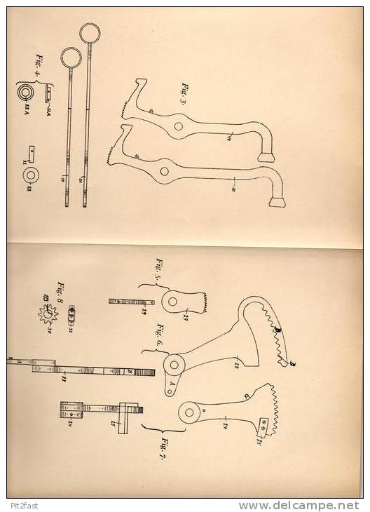 Original Patentschrift - J. Welter In Malaga , 1906 , Rechenmaschine , Mathematik , Rechner !!! - Máquinas