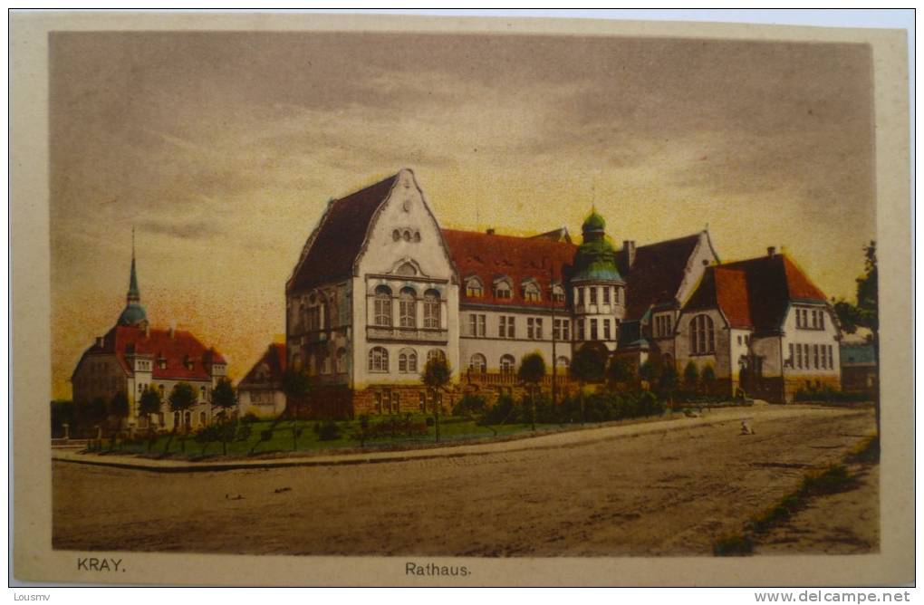 Kray : Rathaus - Colorisée / Koloriert - Bottrop