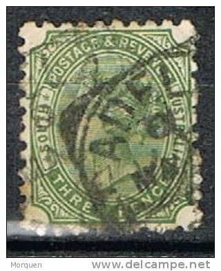 Sello 3 P. Verde 1882, AUSTRALIA Del SUR, Yvert Num 40 º - Usados