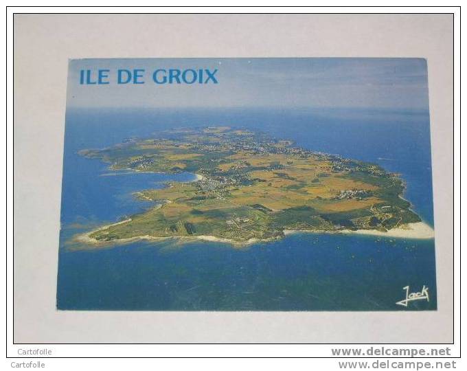 (244)     Ile De Groix Belle Photo De Groix  Trace D´agraphe En Milieu Haut - Groix