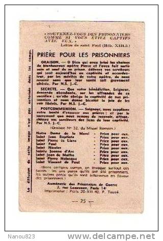 CAMP D' HAMMERSTEIN : "Messe En Plein Air" - Diffusion Non Autorisée Dans Les Camps - Souvenez Vous Des Prisonniers - Documents