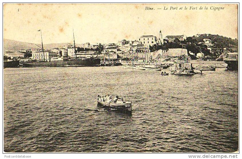 Bône - Le Port Et Le Fort De La Cigogne - Autres & Non Classés