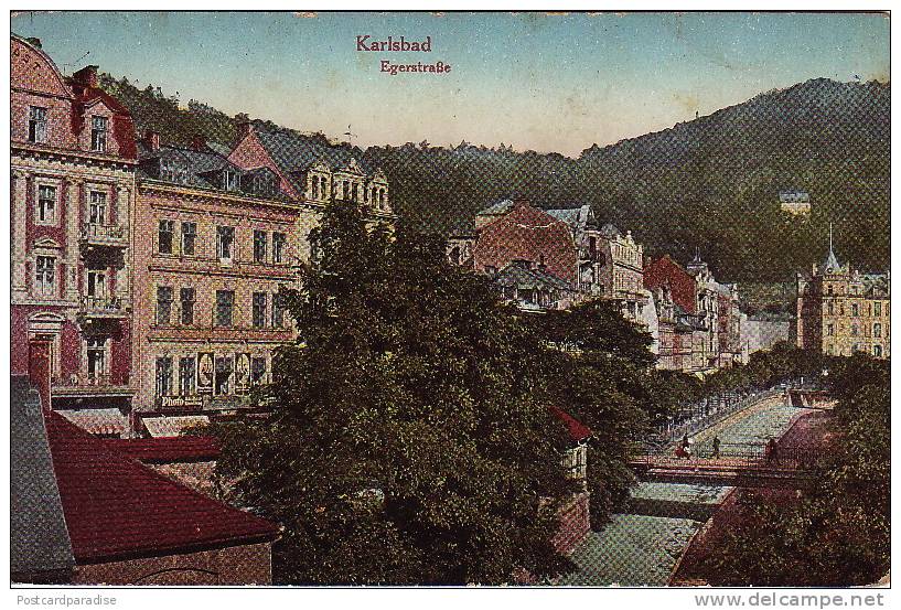 Karlsbad / Karlovy Vary Egerstrasse - Boehmen Und Maehren