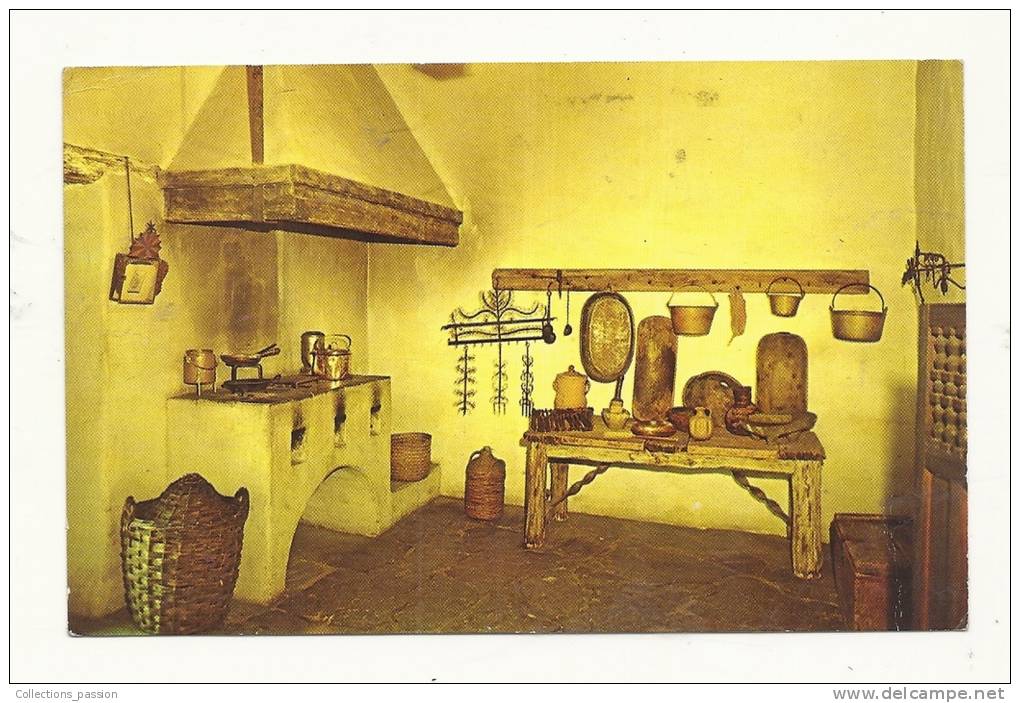 Cp, Etats-Unis, San ANtoni, Cocina (Or Kitchen), Spanish Governor's Palace, Voyagée 1968 - San Antonio