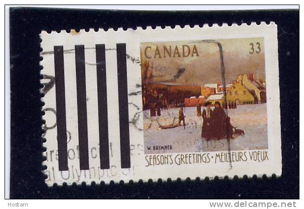 CANADA, 1989, # 1259. Christmas : Champs De Amrs Winter   USED - Oblitérés