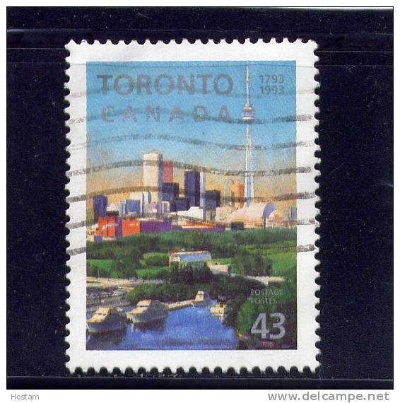 CANADA, 1993,  # 1484,  TORONTO BICENTANIAL    Used - Oblitérés