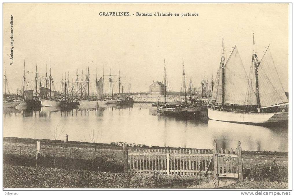 GRAVELINES - Bateaux D'Islande En Partance - Beaux Voiliers - Gravelines