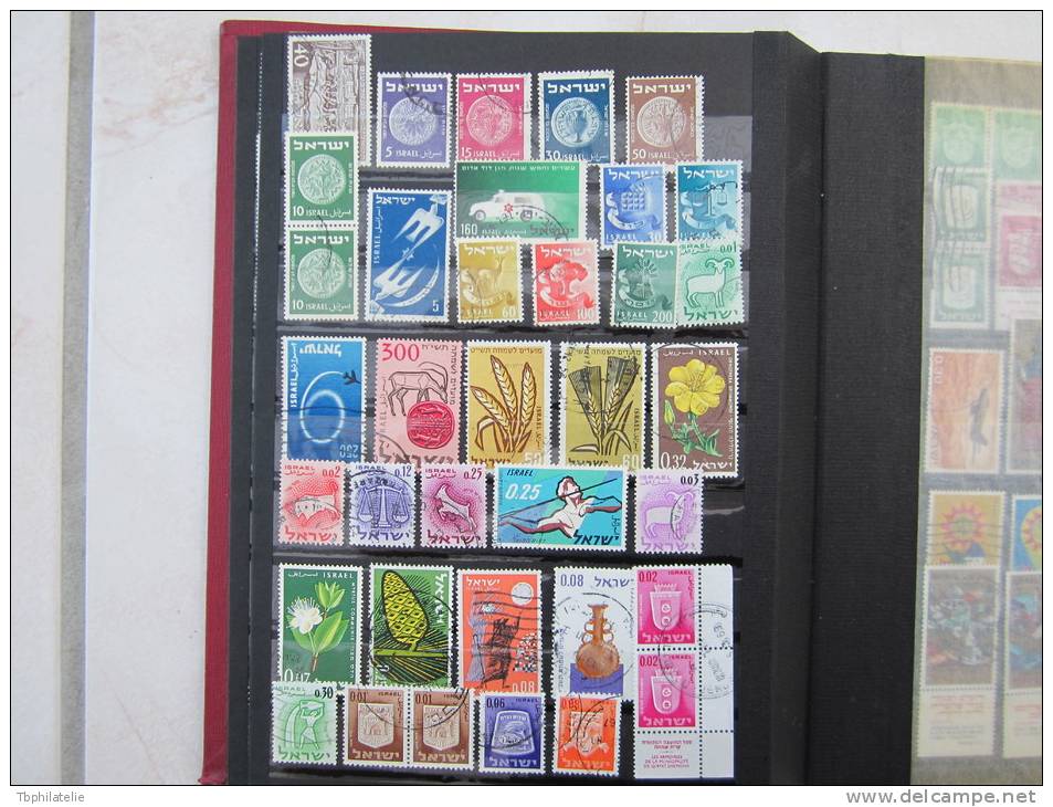 VEND LOT DE 200 TIMBRES D ´ ISRAEL , 1951 - 1990 !!!! (a) - Collections, Lots & Séries