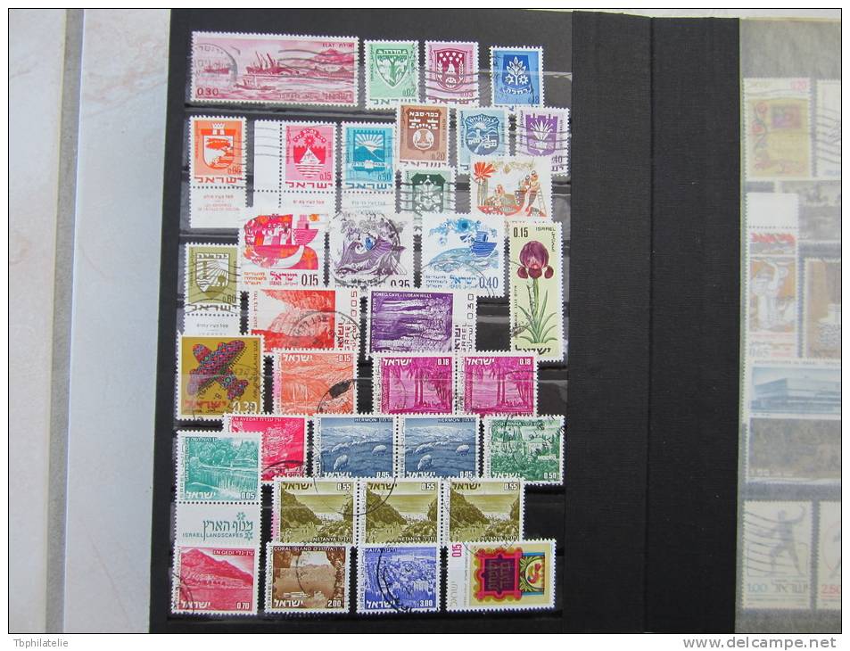 VEND LOT DE 200 TIMBRES D ´ ISRAEL , 1951 - 1990 !!!! (a) - Collections, Lots & Séries