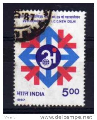 India - 1987 - 29th Congress Of International Chamber Of Commerce - Used - Gebruikt