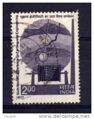 India - 1977 - 6th World Conference On Earthquake Engineering - Used - Usati