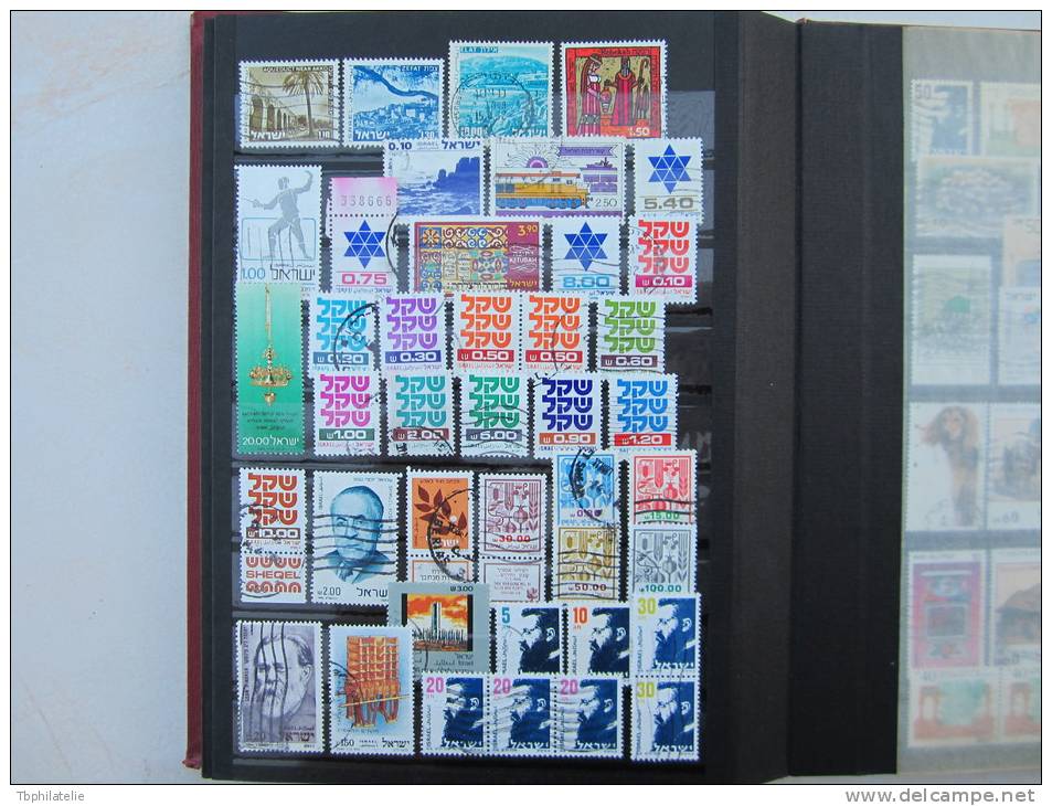 VEND LOT DE 200 TIMBRES D ´ ISRAEL , 1951 - 2001 !!!! (b) - Collections, Lots & Series