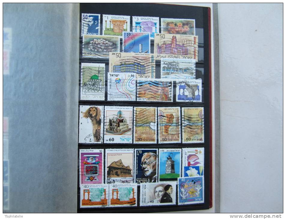VEND LOT DE 200 TIMBRES D ´ ISRAEL , 1951 - 2001 !!!! (b) - Colecciones & Series