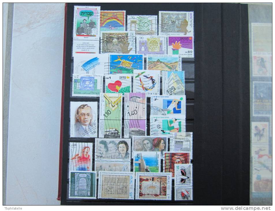 VEND LOT DE 200 TIMBRES D ´ ISRAEL , 1951 - 2001 !!!! (b) - Collections, Lots & Séries