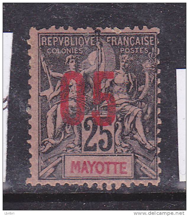 MAYOTTE N°25 05 S 25C NOIR SUR ROSE  TYPE GROUPE ALLÉGORIQUE NEUF AVEC CHARNIERE - Other & Unclassified