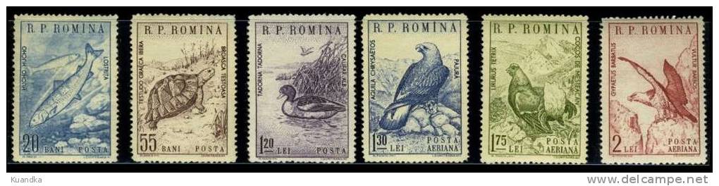 1960 Nature Monuments,Romania, Mi.1833-1838,MNH - Neufs