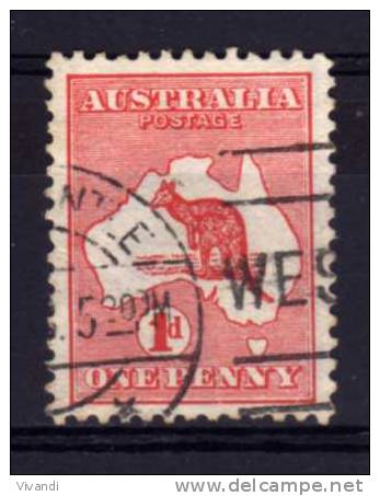 Australia - 1913 - 1d Kangaroo (Die I) - Used - Oblitérés