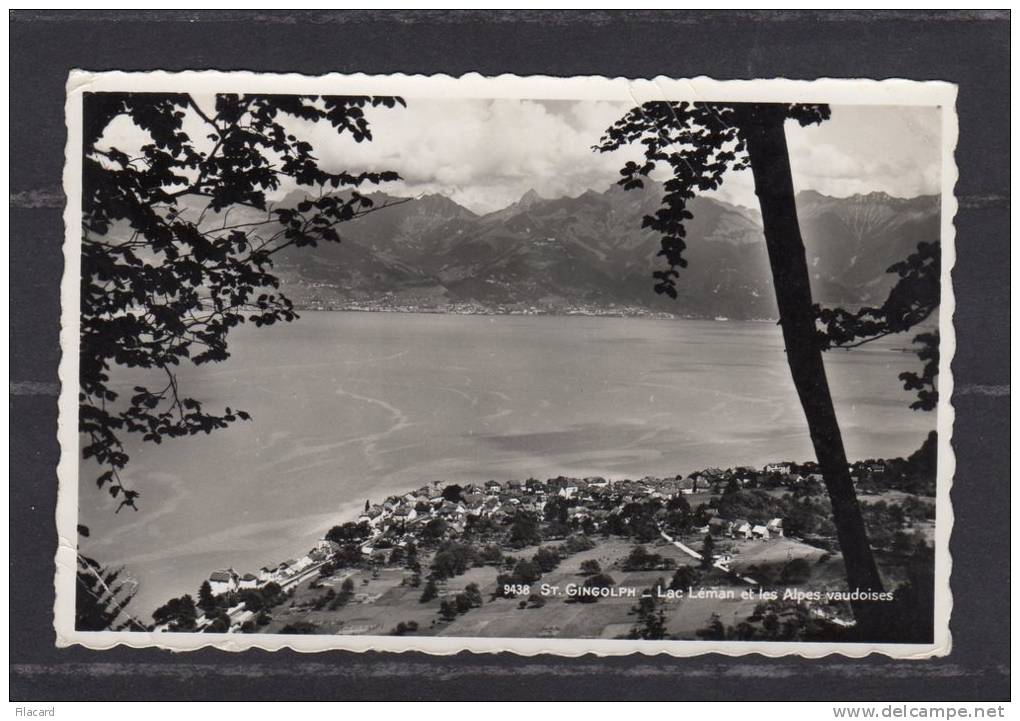 30439   Svizzera,    St.  Gingolph,   Lac  Leman  Et  Les  Alpes  Vaudoises,  VG  1957 - Saint-Gingolph