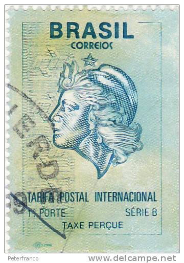 1990 Brasile - Tariffa Postale Internazionale - Usados