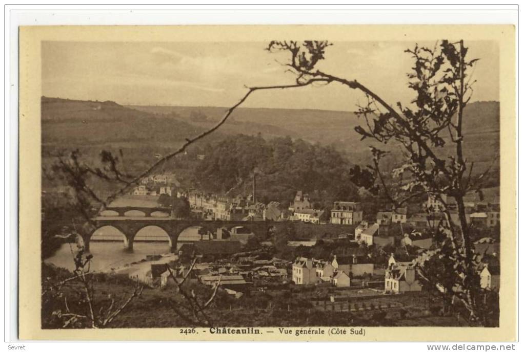 CHATEAULIN  - Vue Générale - Côté Sud. - Châteaulin