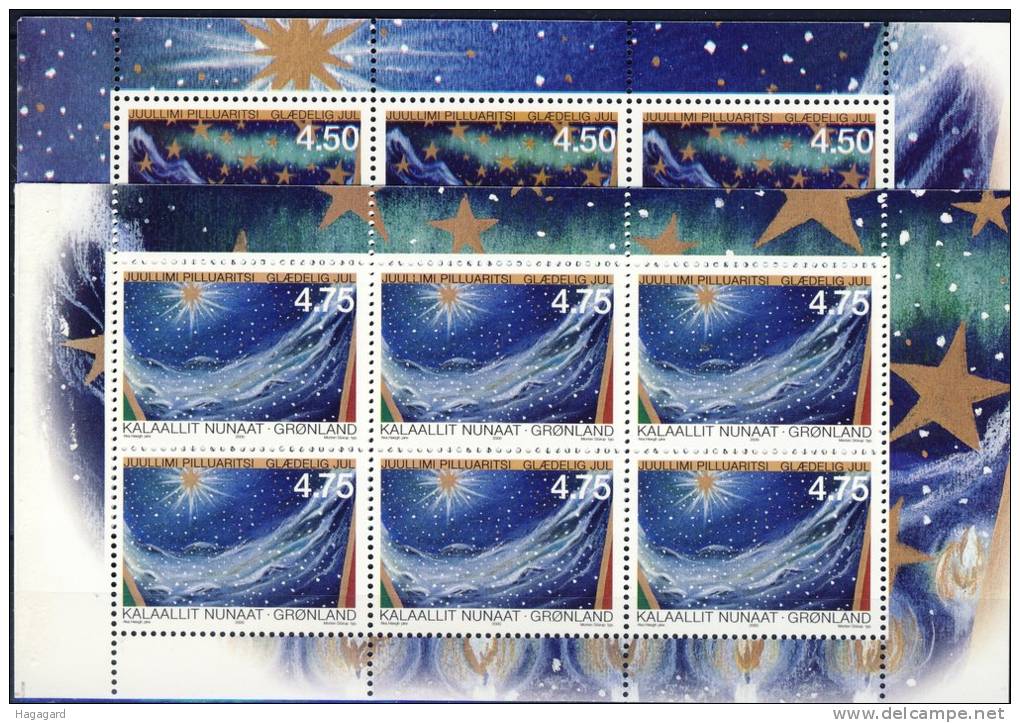 #Greenland 2000. Sheetlets From Booklet. Michel 359-60. MNH(**) - Blocks & Sheetlets