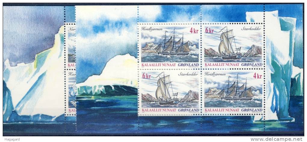 #Greenland 2002. Sheetlets From Booklet. Michel Hbl. 23-24. MNH(**) - Blocks & Sheetlets