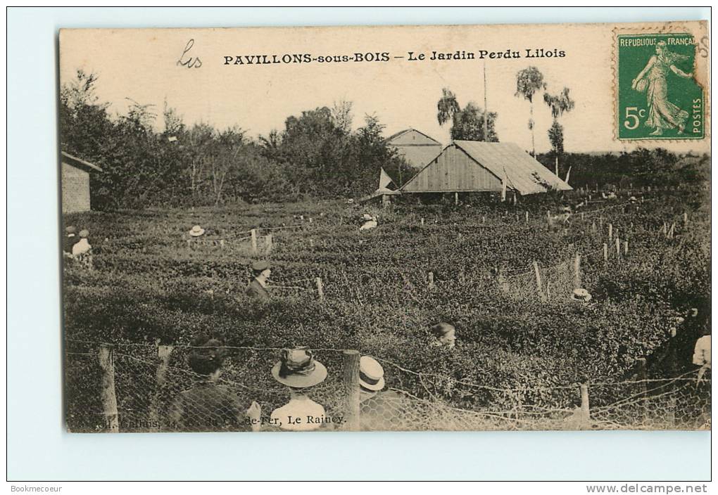 93  LES PAVILLONS SOUS BOIS  LE  JARDIN  PERDU LILOIS   VOYAGEE  ANIMEE - Les Pavillons Sous Bois