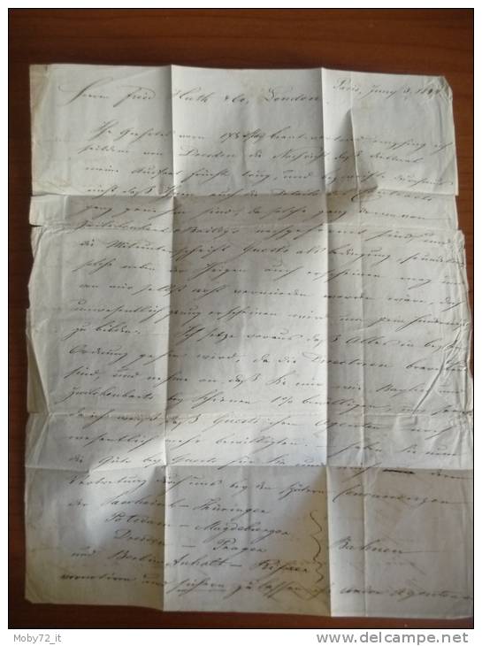 Lettera Del 1844 - Préphilatélie