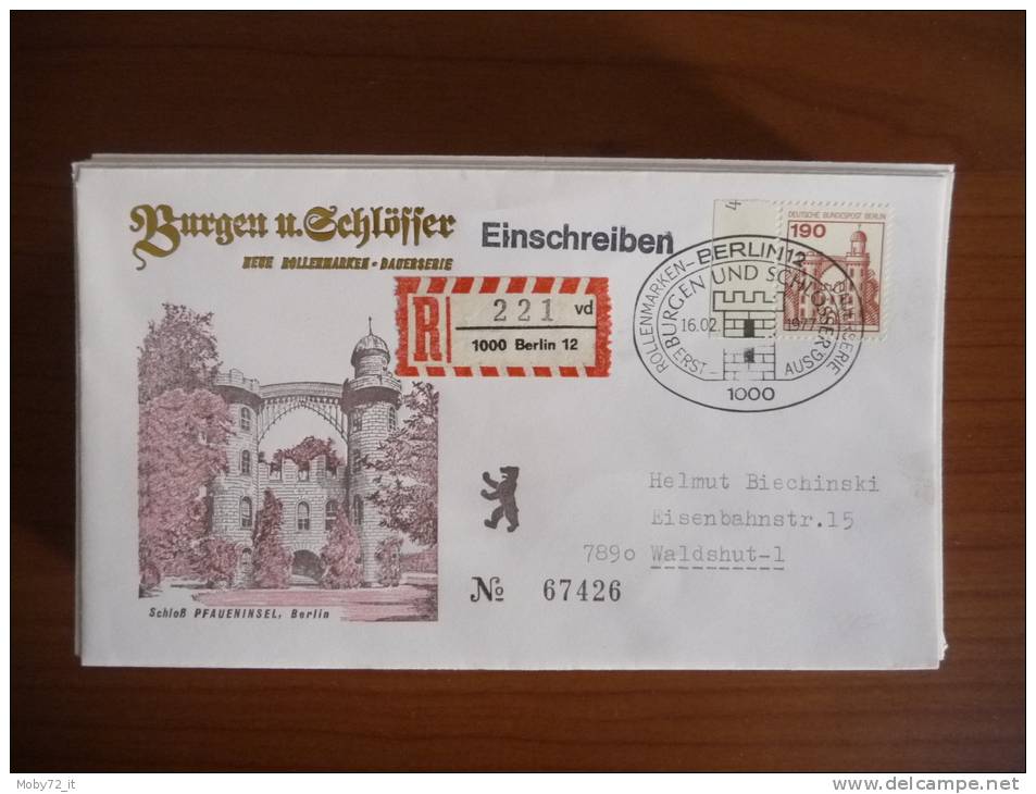 Berlino - 1977 - FDC - Mi N. 539 - Storia Postale