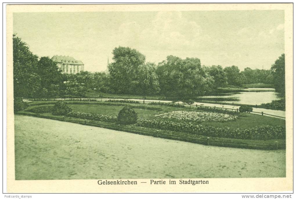 Gelsenkirchen, Partie Im Stadtgarten, 1926 - Gelsenkirchen