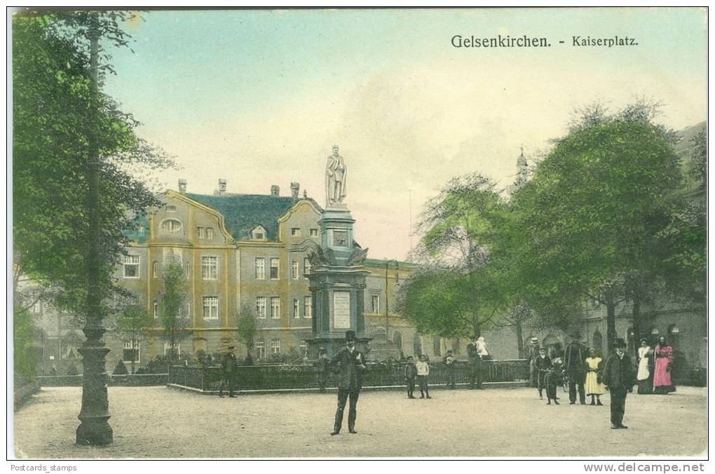 Gelsenkirchen, Kaiserplatz, 1910 - Gelsenkirchen