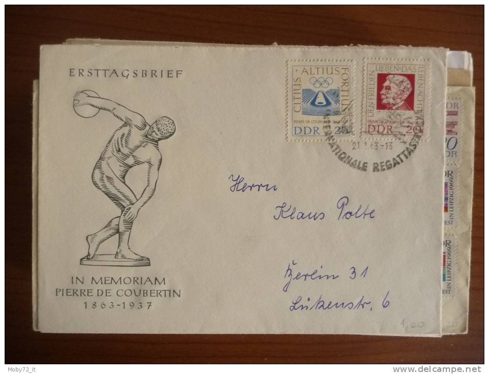 DDR - 1963 - FDC - Olimpiadi - Mi N. 939/40 - Briefe U. Dokumente