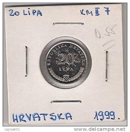 C2 Croatia 20 Lipa 1999. UNC - Croazia