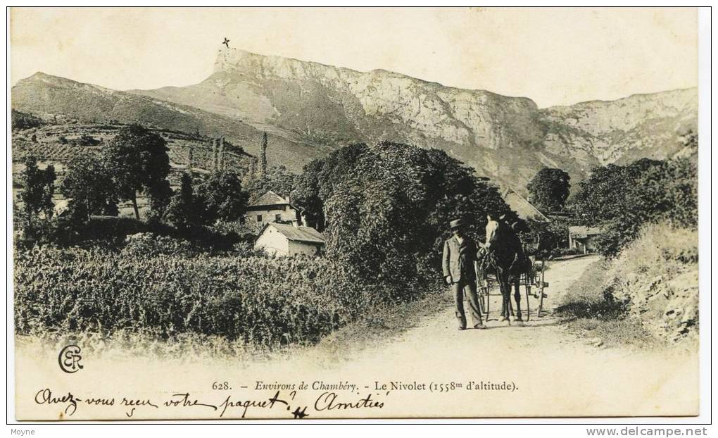 5433 - Savoie -   BARBERAZ,  BASSENS , ???? Vue Des Environs De Chambéry  Circulée En 1904 - La Ravoire