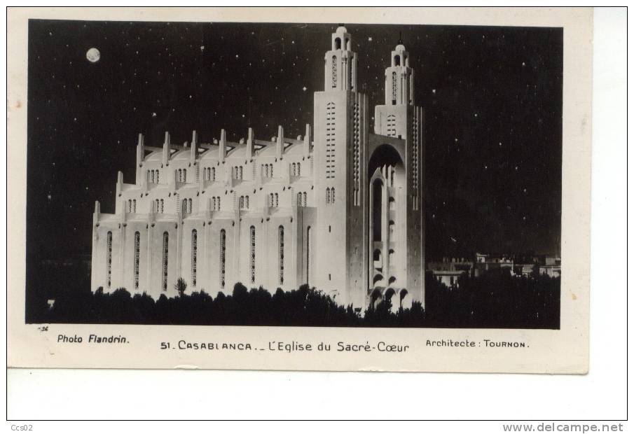 Casablanca L'Eglise Du Sacré-Coeur 1941 - Casablanca